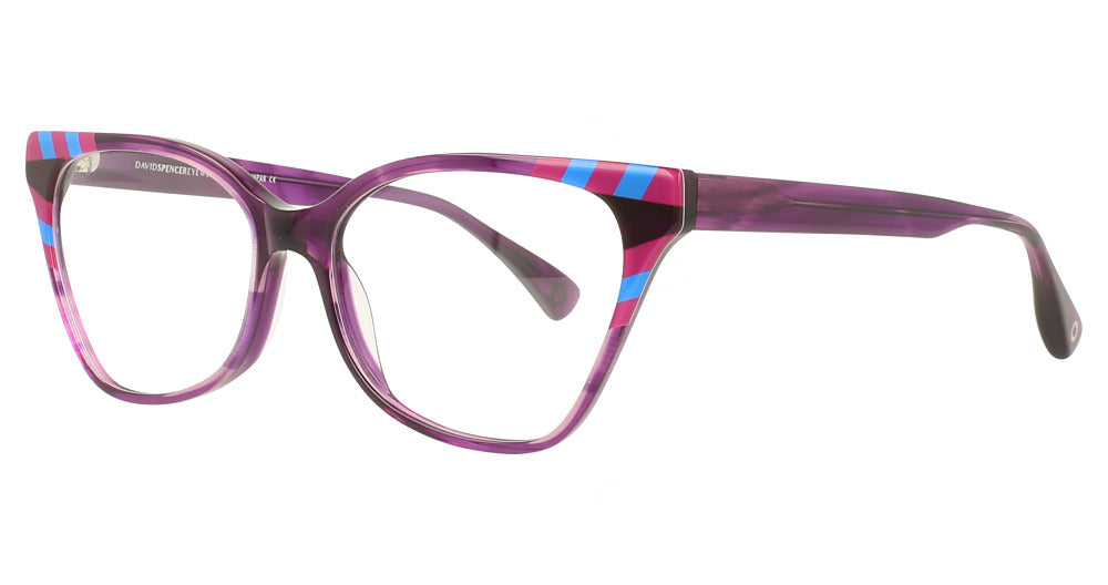 Loretta Purple Plum Stripe
