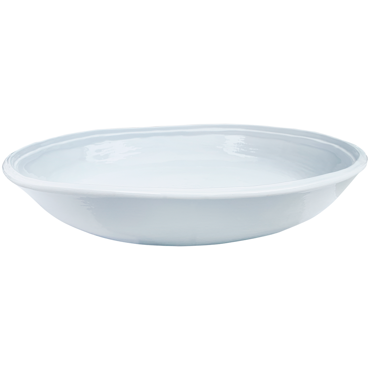 Double Line Large Pasta Serving Bowl