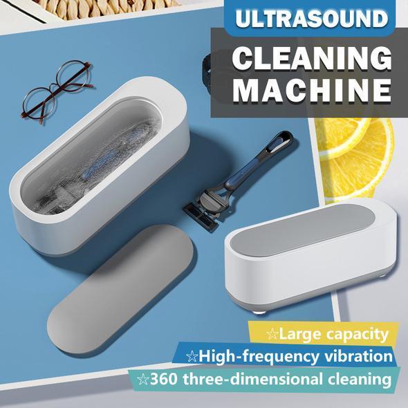 Ultrasound Cleaning Machine, Professional Personal Portable Cleaner for Jewelry/Eyeglasses/Coins/Razors/Brushes