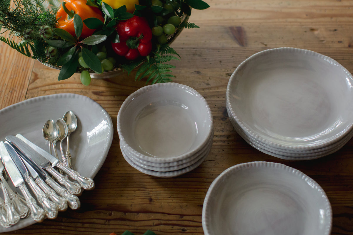 Beaded Serving Oval